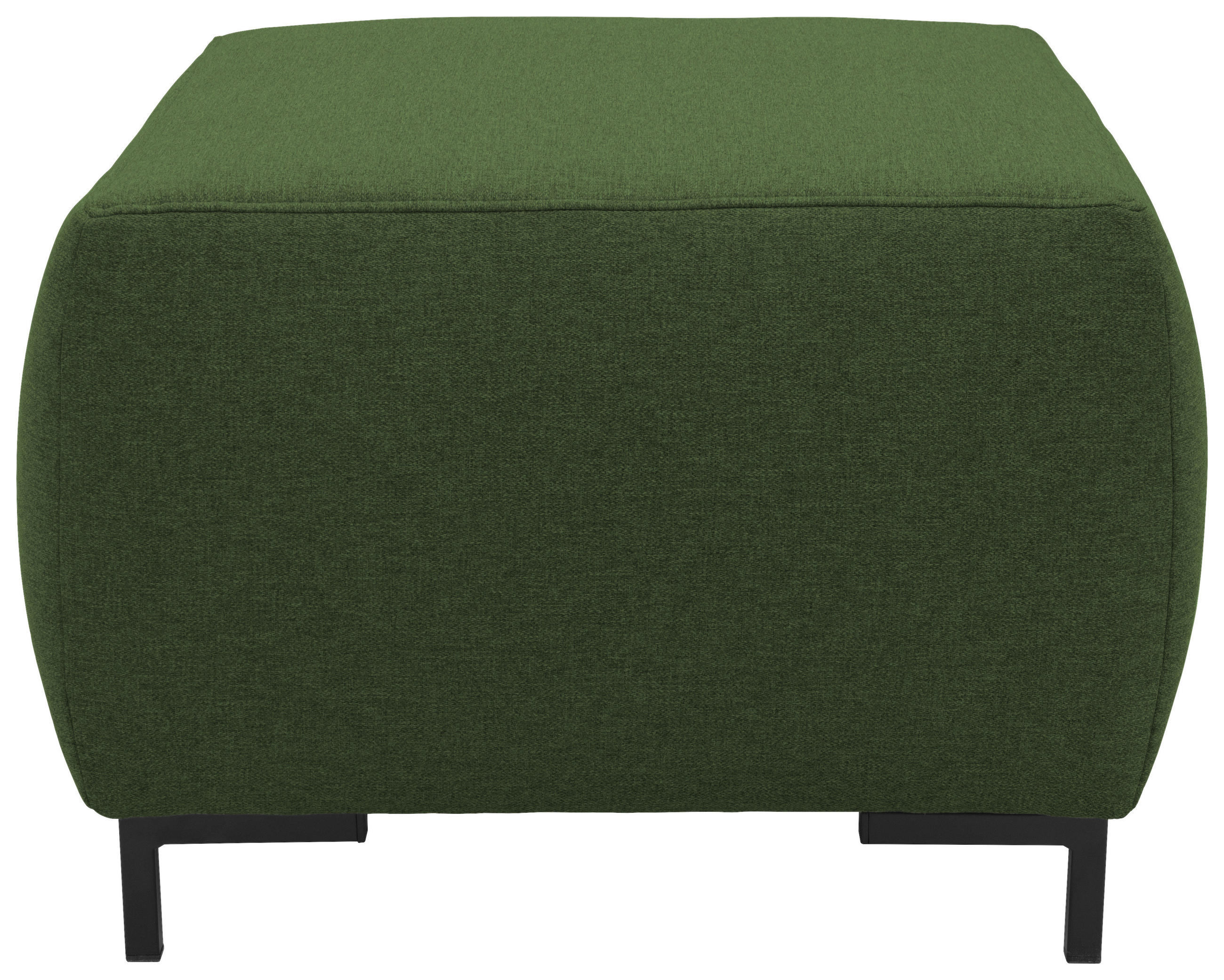 HOCKER Webstoff Grün - Schwarz/Grün, Design, Textil/Metall (88/44/68cm) - LOOKS by W.Joop