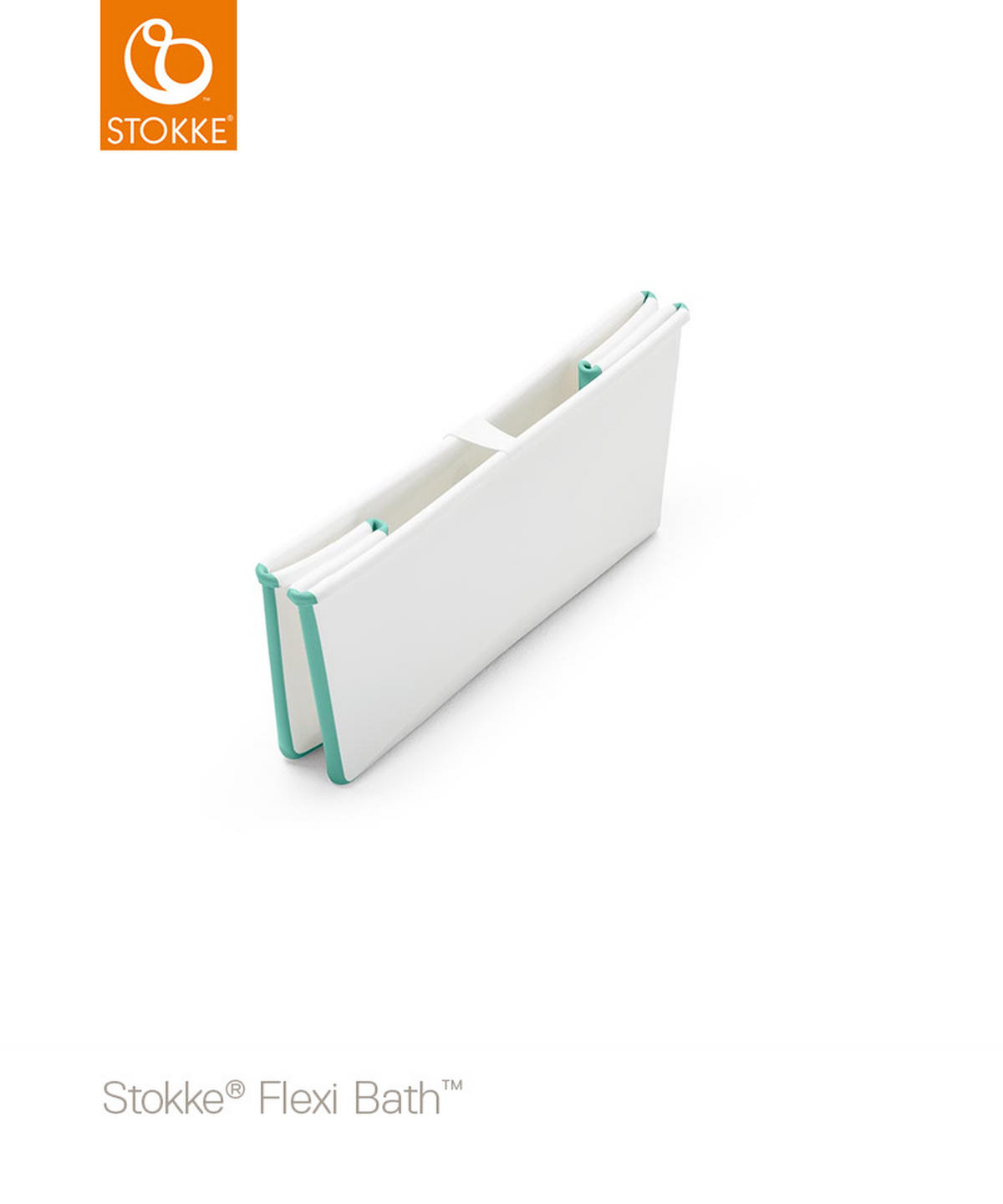 BABYBADEWANNE Flexi Bath™  - Transparent/Grün, Basics, Kunststoff (66/35/24cm) - Stokke