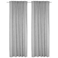 FERTIGVORHANG halbtransparent  - Grau, Basics, Textil (140/225cm)