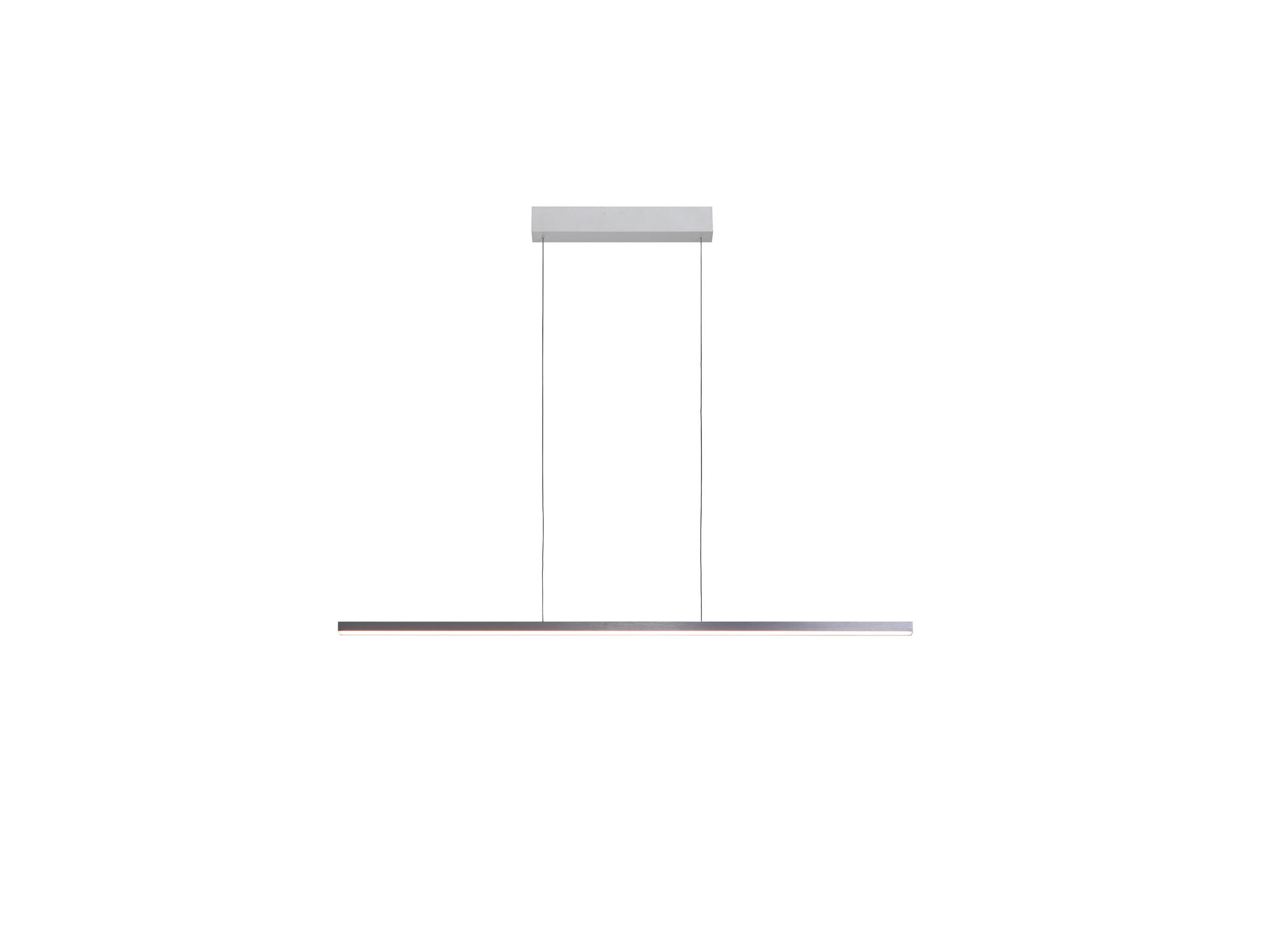 LED-HÄNGELEUCHTE 115/5/140 cm  - Alufarben, Design, Metall (115/5/140cm) - BOPP
