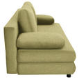SCHLAFSOFA Taras  mit Stoffauswahl Webstoff Grün  - Schwarz/Grün, Design, Kunststoff/Textil (197/77/81cm) - Xora