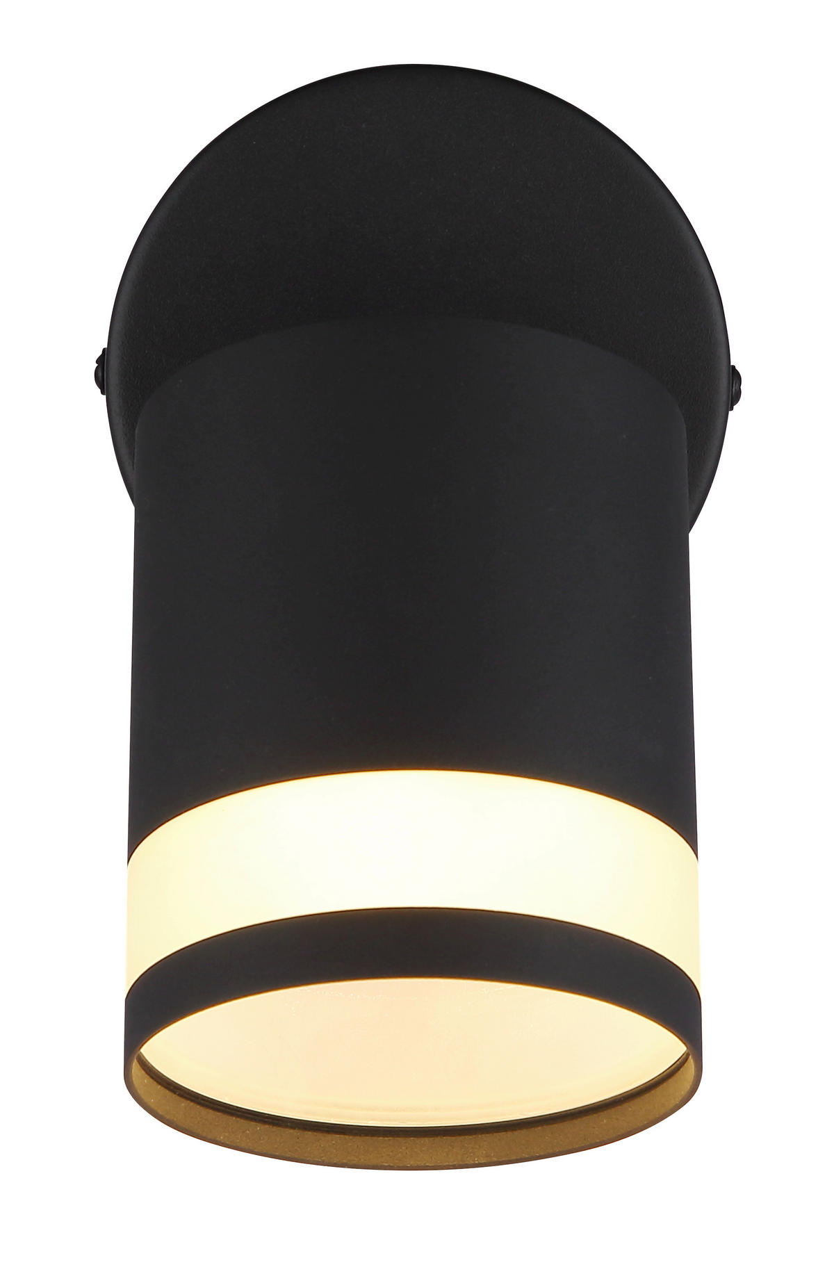 STRAHLER 10/15 cm   - Schwarz/Weiß, Design, Kunststoff/Metall (10/15cm) - Globo