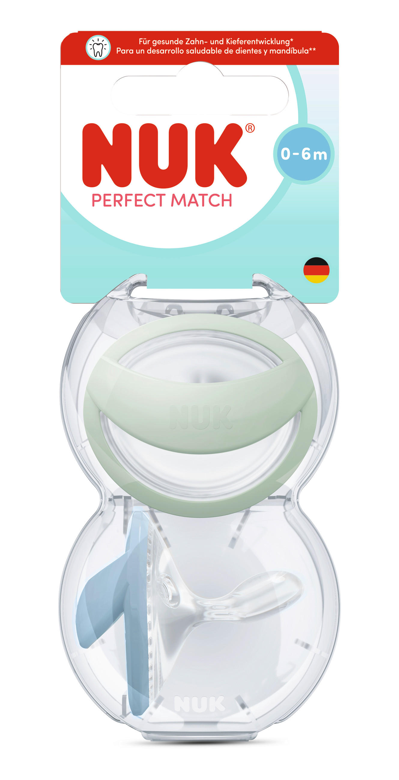 SCHNULLER 0 Monat(e)  - Multicolor, Basics, Kunststoff (5,5/6/14,4cm) - NUK