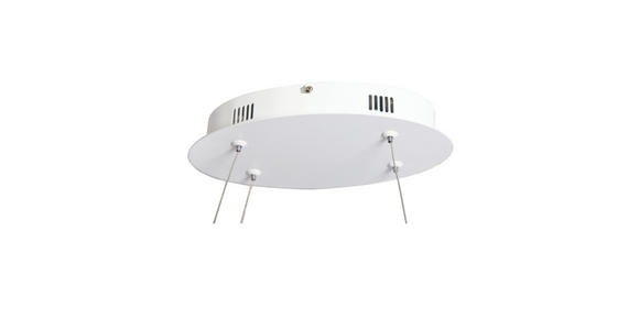 LED-HÄNGELEUCHTE 78/25/120 cm - Opal/Weiß, Design, Kunststoff/Metall (78/25/120cm) - Ambiente