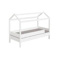 HAUSBETT Absturzsicherung  in Weiß  - Weiß, Design, Holz/Holzwerkstoff (210,4/100,0/155,0cm) - Paidi