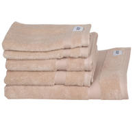 FROTTIERSET SW-Cuddly Sandfarben, Beige 5-teilig  - Sandfarben/Beige, Basics, Textil - Schöner Wohnen