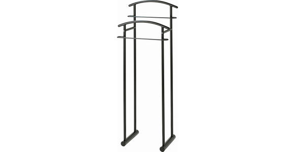 HERRENDIENER Schwarz  - Schwarz, Design, Metall (43/114/30cm) - Carryhome