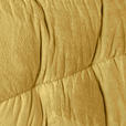 BIGSOFA Plüsch Gelb  - Gelb/Schwarz, KONVENTIONELL, Kunststoff/Textil (262/70/115cm) - Carryhome