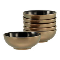 MÜSLISCHALE Golden Days Schwarz  - Goldfarben/Schwarz, Basics, Keramik - Creatable