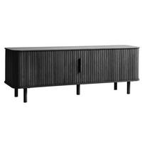 TV-BÄNK  i 160/55,6/40 cm  - svart, Design, trämaterial/trä (160/55,6/40cm) - Niels Andersson