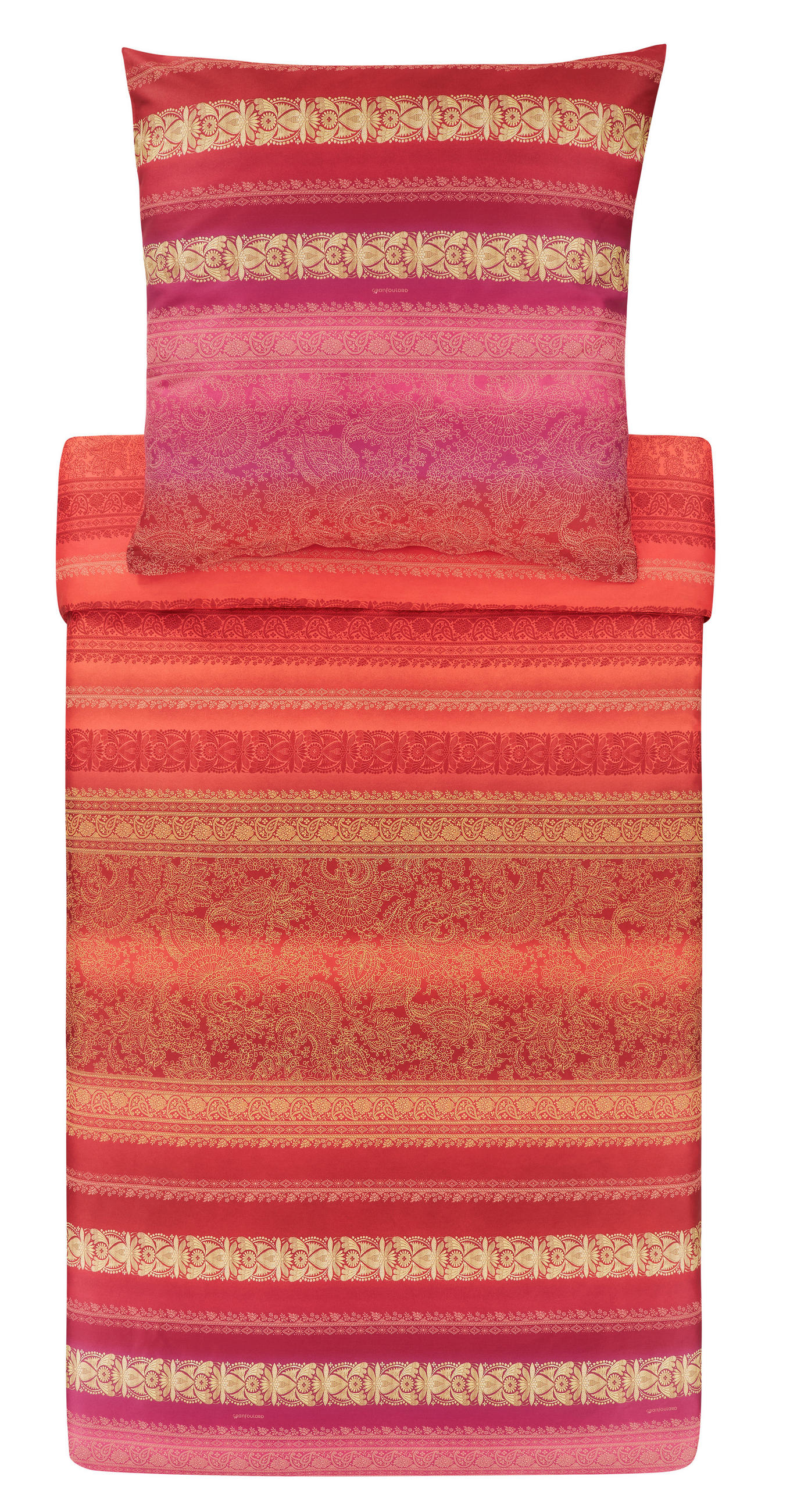 BETTWÄSCHE MONREAL 200/200 cm  - Rot, Basics, Textil (200/200cm) - Bassetti