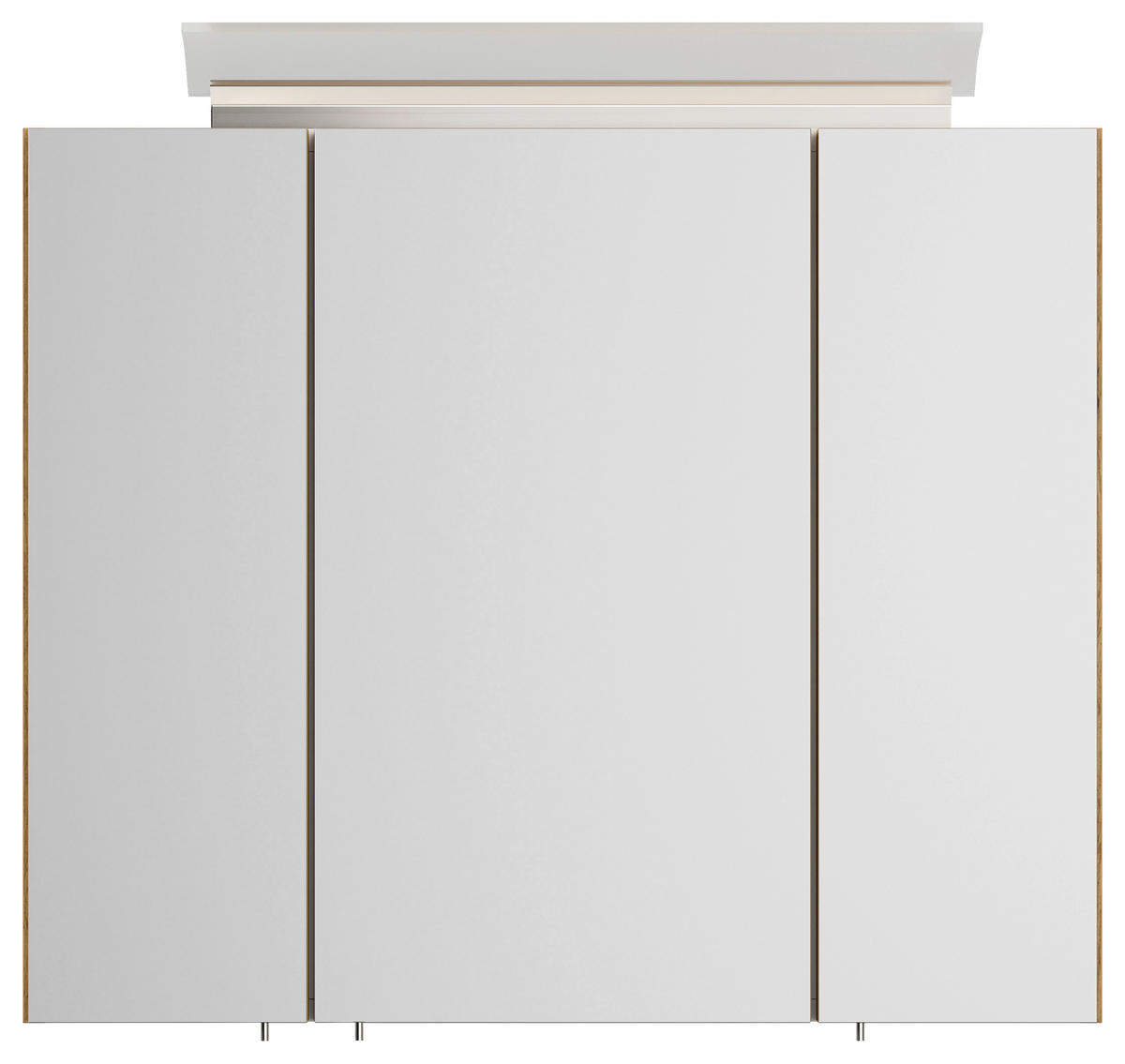 SPIEGELSCHRANK 75/62/17 cm  - Eichefarben, MODERN, Glas/Holzwerkstoff (75/62/17cm) - MID.YOU