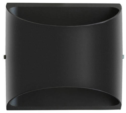 AUßENWANDLEUCHTE 13,1/12,3/7 cm   - Anthrazit, Basics, Metall (13,1/12,3/7cm)