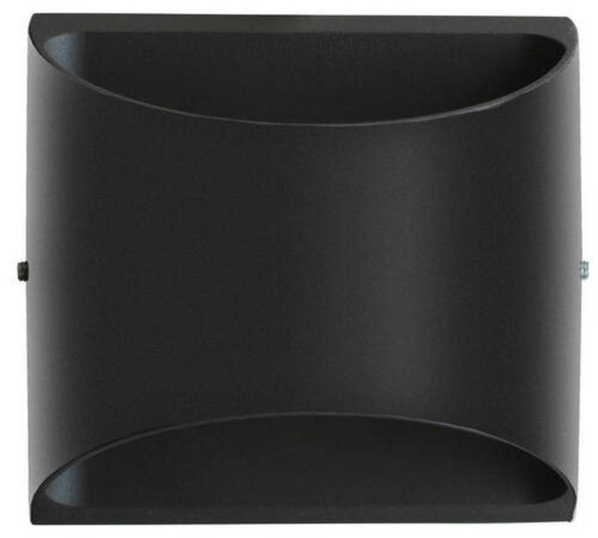 AUßENWANDLEUCHTE 13,1/12,3/7 cm   - Anthrazit, Basics, Metall (13,1/12,3/7cm)