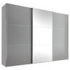 SCHWEBETÜRENSCHRANK 249/222/68 cm 3-türig Grau  - Alufarben/Grau, Holzwerkstoff/Metall (249/222/68cm) - Moderano