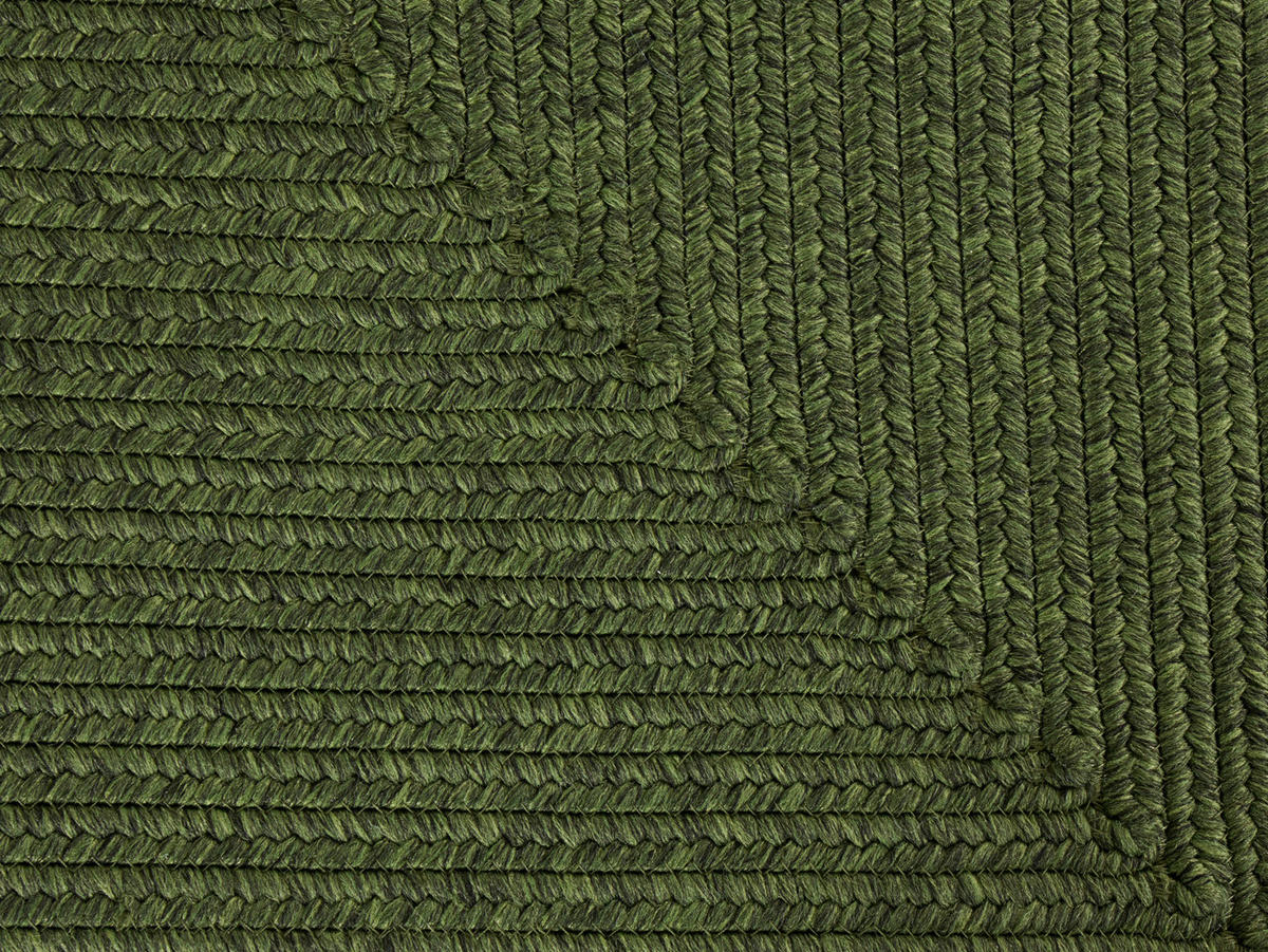 OUTDOORTEPPICH 80/150 cm Braided Smaragdgrün  - Smaragdgrün, Basics, Kunststoff (80/150cm)
