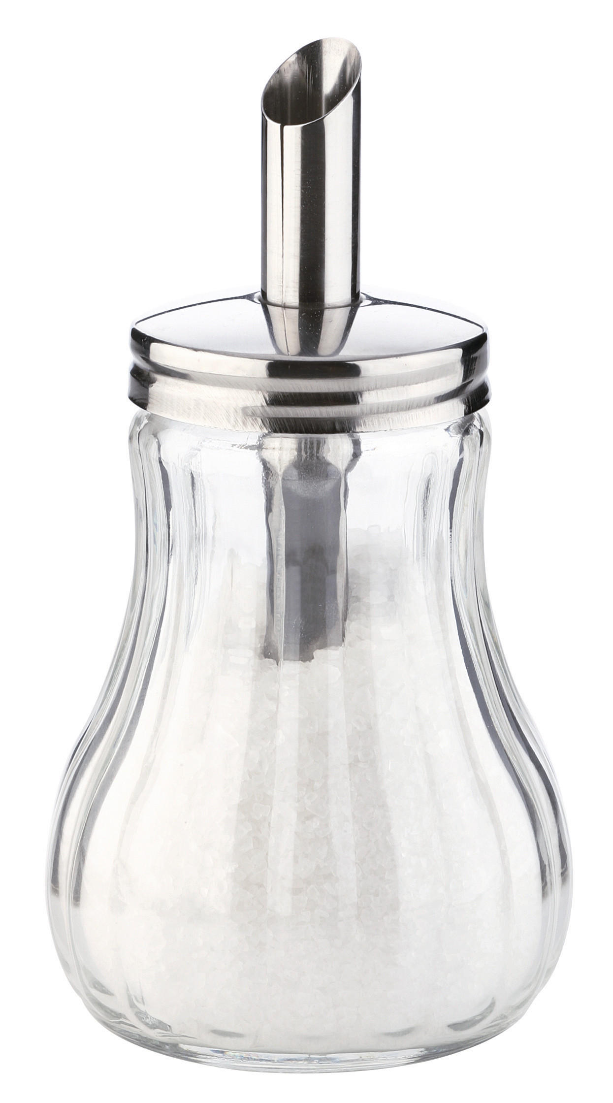 CUKORSZÓRÓ  150 ml fém, Üveg - áttetsző, Basics, Üveg/fém (12cm) - Tescoma