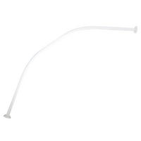 DUSCHVORHANGSTANGE 180 cm  - Weiß, Basics, Metall (180cm) - MSV