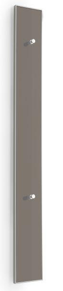 GARDEROBENLEISTE Taupe  - Taupe, Design, Glas (16/140/7cm)