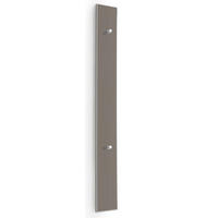 GARDEROBENLEISTE  in Taupe  - Taupe, Design, Glas/Holzwerkstoff (16/140/7cm)