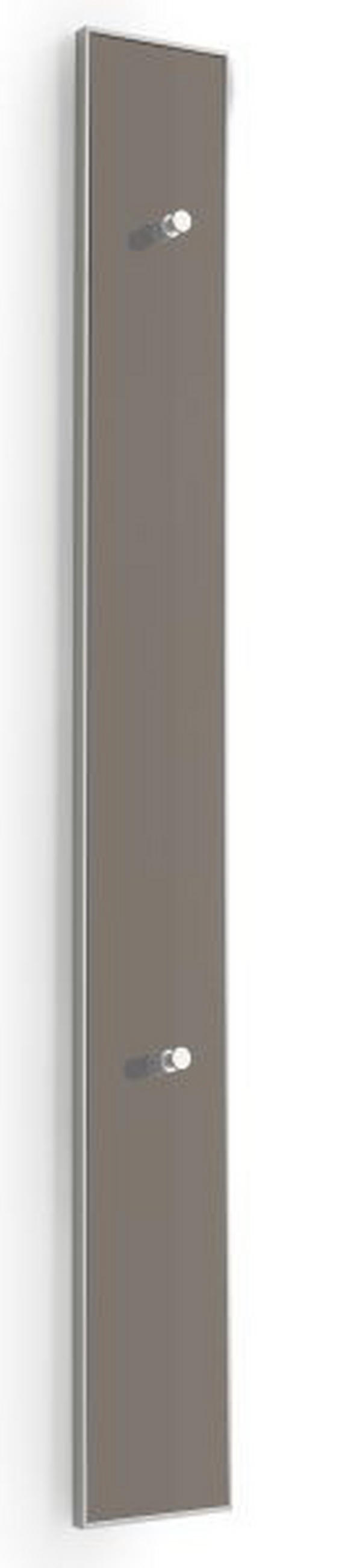 GARDEROBENLEISTE  in Taupe  - Taupe, Design, Glas/Holzwerkstoff (16/140/7cm)