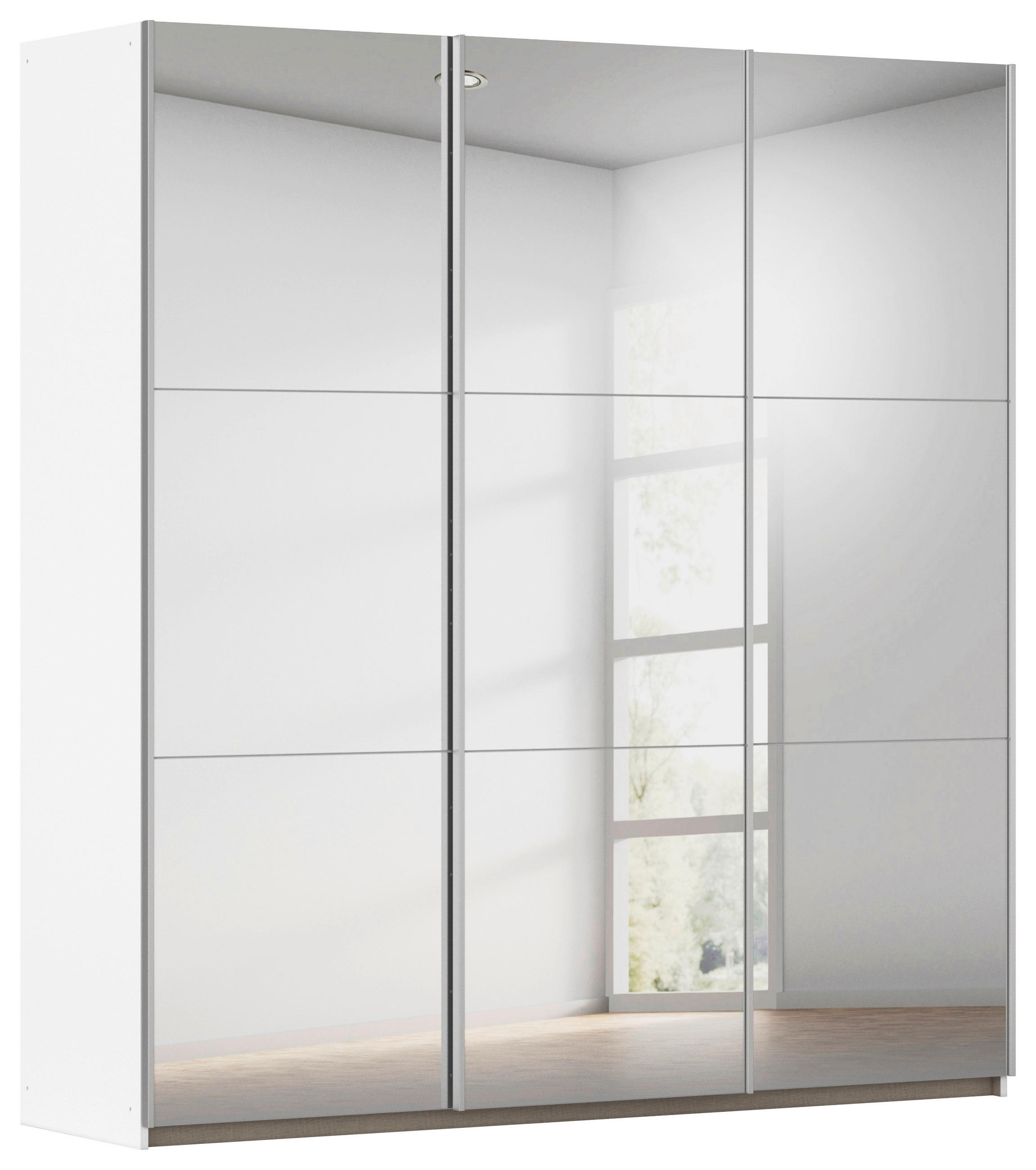 Rauch Möbel Schwebetürenschrank Weiß 196x210x59 cm
