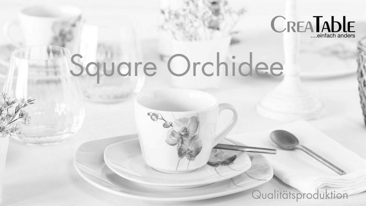 SERVIS Square Orchidee 18 delar  - multicolor, Trend, keramik - Creatable