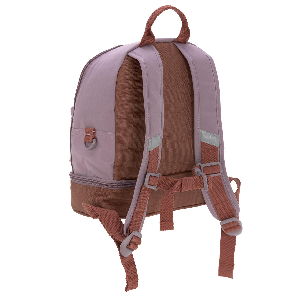 KINDERRUCKSACK Adventure Mini  - Lila/Braun, Basics, Textil (24,5/15,5/27cm) - Lässig