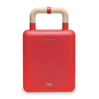WAFFELEISEN  - Rot, Basics, Metall (22,5/17,5/15cm) - ADE