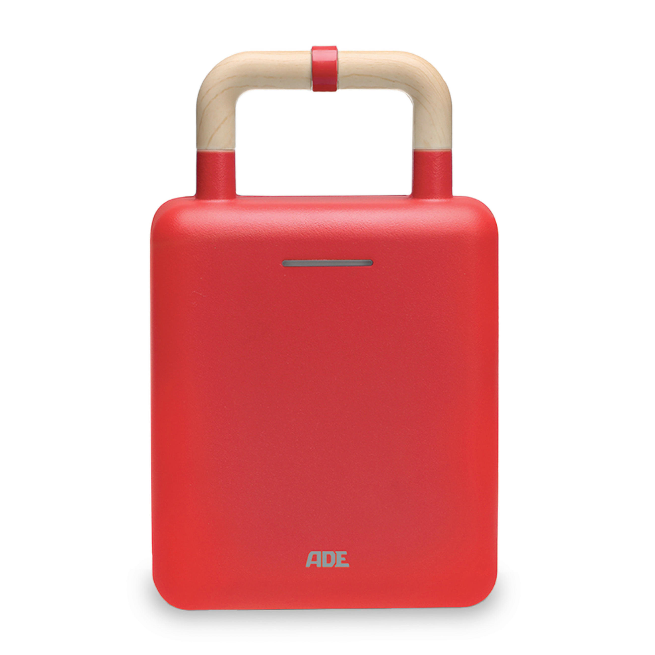 ADE Waffeleisen Rot 17.5x15x22.5 cm