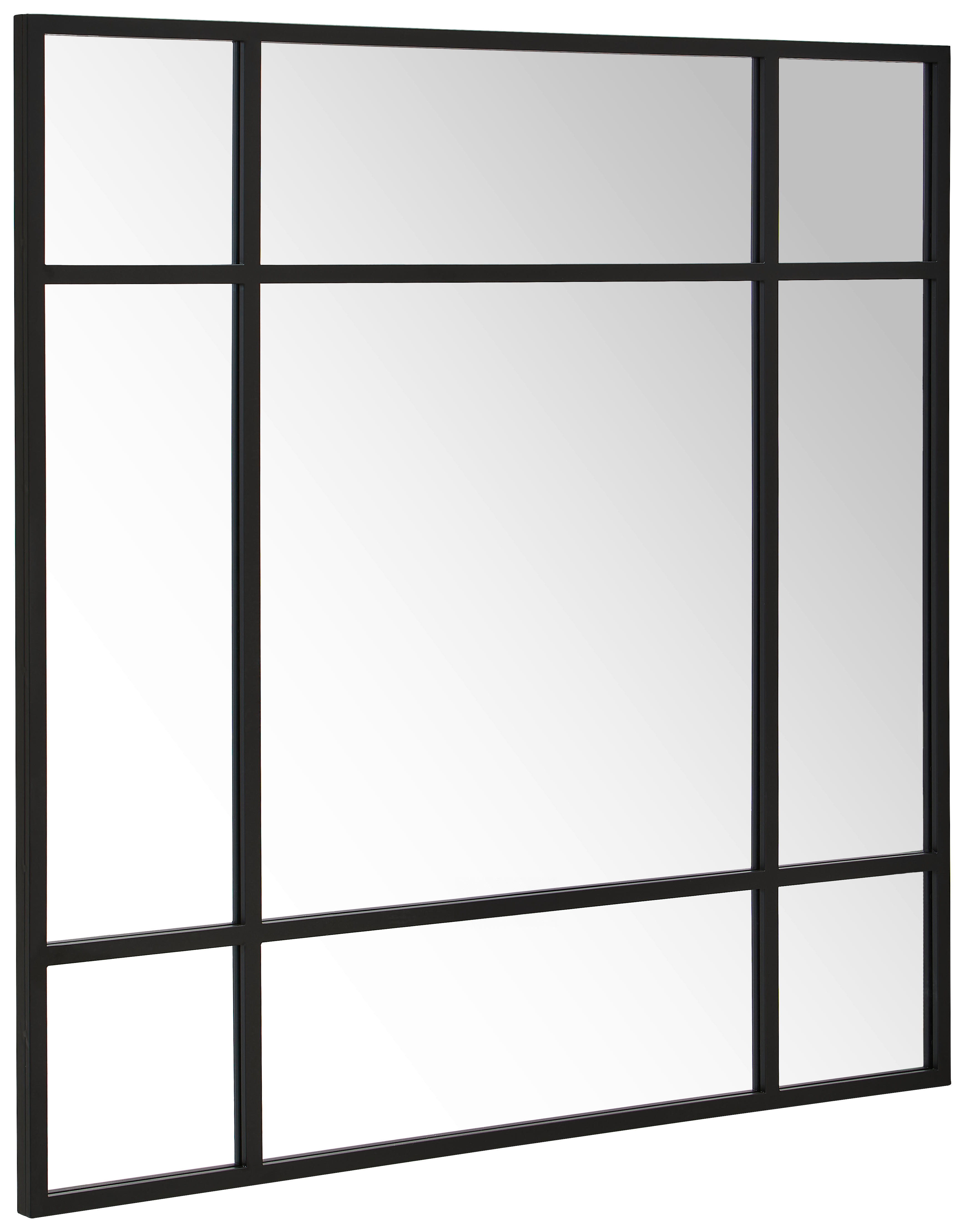 WANDSPIEGEL 120/120/3 cm  - Schwarz, Design, Glas/Holzwerkstoff (120/120/3cm) - MID.YOU