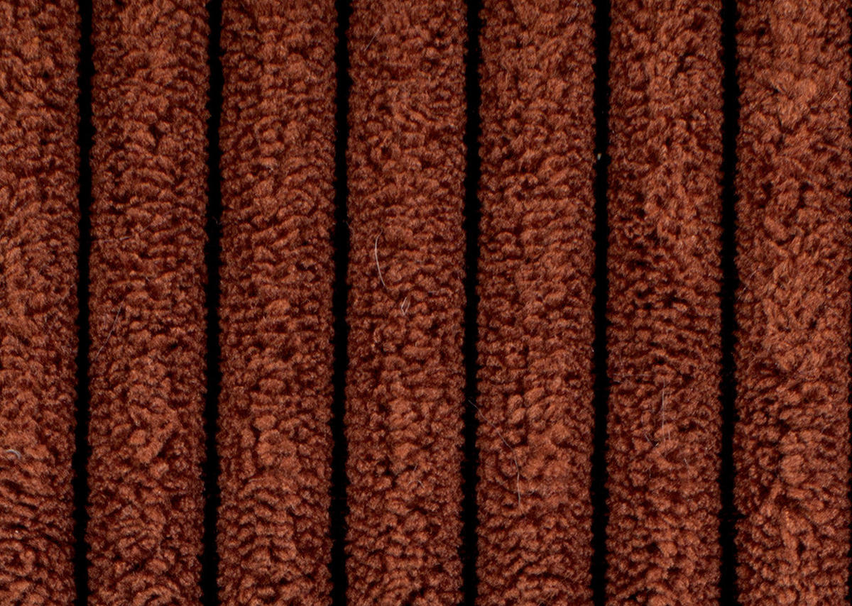 SCHLAFSOFA Cord, Velours Kupferfarben Stoffauswahl, Bettfunktion erhältlich, Rücken echt, Armteil links, Armteil rechts  - Schwarz/Kupferfarben, Design, Holz/Textil (236/88/101cm) - Lomoco