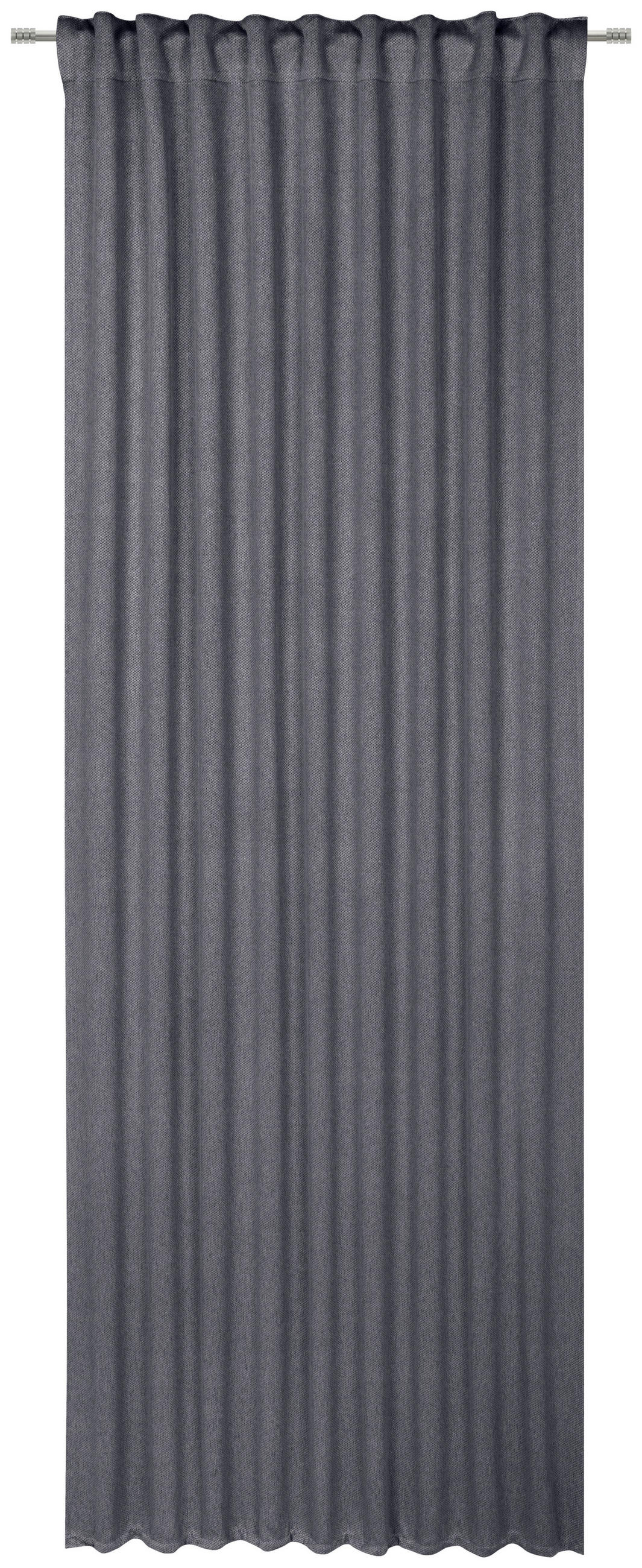 DRAPERIE CONFECȚIONATĂ opac  - antracit, Basics, textil (135/245cm) - Esposa