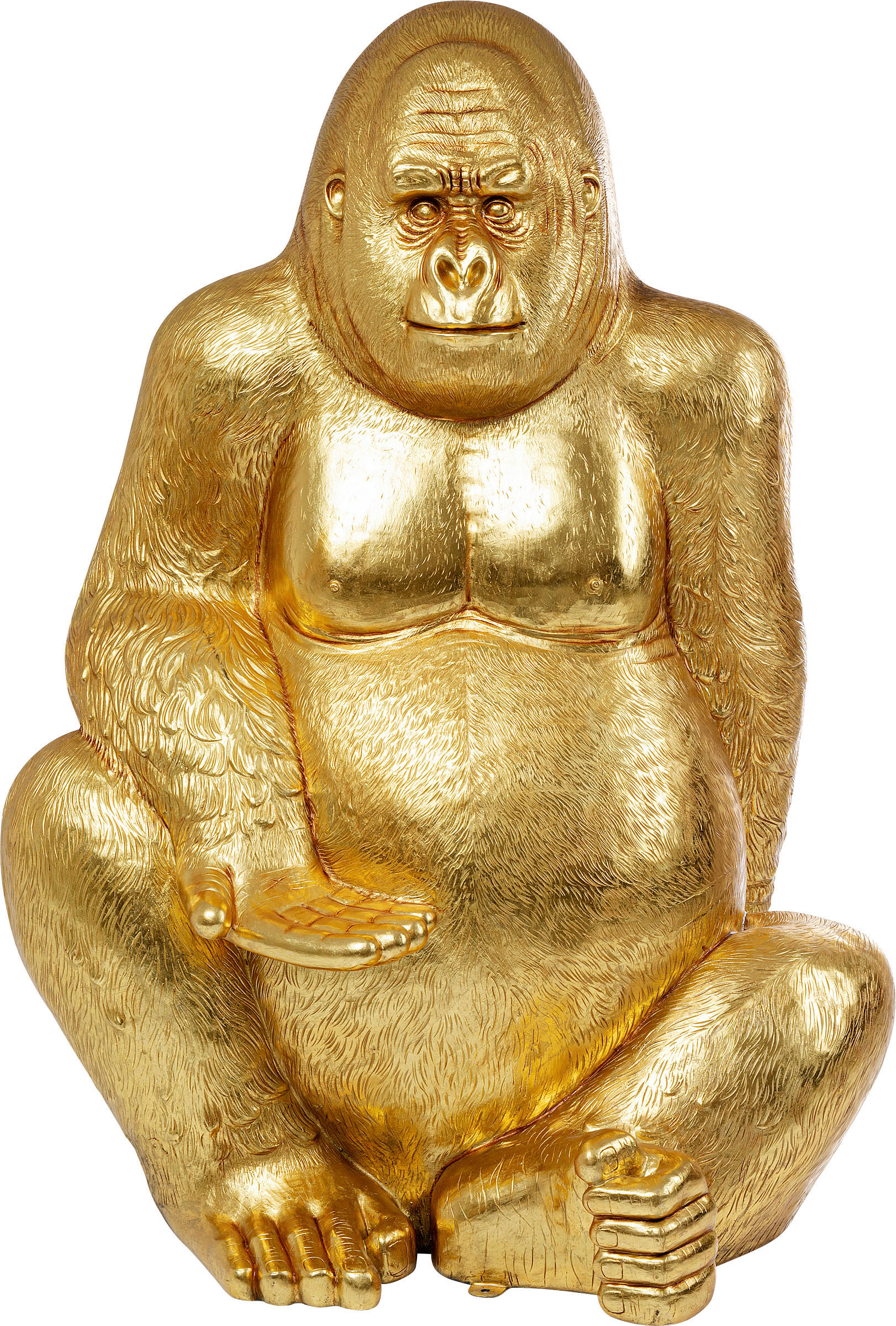 Kare-Design Dekoaffe Gold 130x180x100 cm