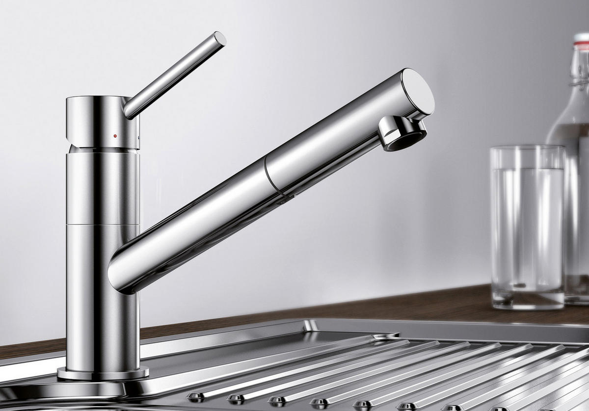 KÜCHENARMATUR - Chromfarben, Basics, Metall (7,1/19,9/25cm) - Blanco