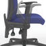 DREHSTUHL Blau, Schwarz - Blau/Schwarz, Basics, Kunststoff/Textil (69,3/101-118,5/69,3cm)