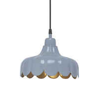 HÄNGELEUCHTE Wells 24/21 cm   - Graublau, LIFESTYLE, Metall (24/21cm) - PR Home