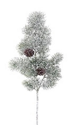 DEKORAČNÁ VETVA 64 cm - zelená, Basics, plast (64cm)