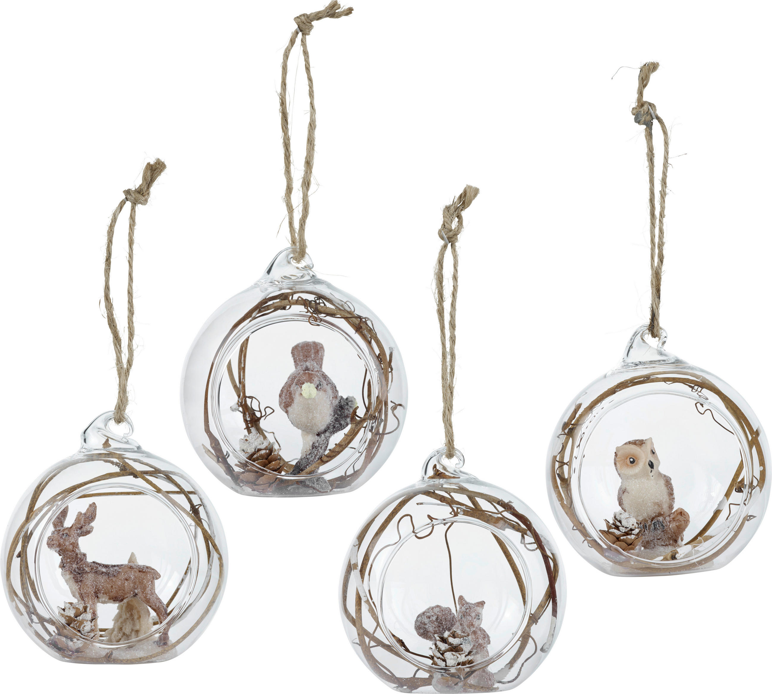 DEKOKUGEL - Transparent/Naturfarben, Basics, Glas (8cm)