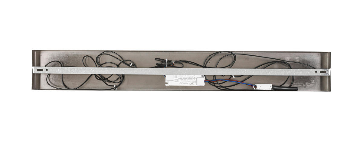 LED FÜGGŐLÁMPA 93/15/150 cm  - krómszínű, Trend, Üveg/fém (93/15/150cm) - Ambiente