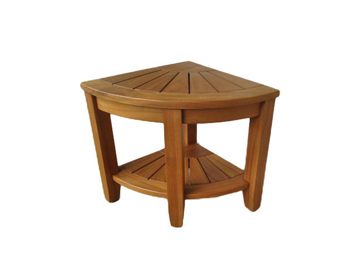 GARTENBEISTELLTISCH 40/40/44 cm  - Braun, Basics, Holz (40/40/44cm) - Gardenson