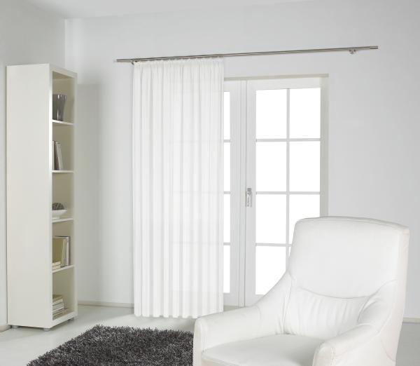 FERTIGSTORE  transparent  300/245 cm   - Weiß, Basics, Textil (300/245cm) - Esposa
