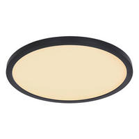LED-DECKENLEUCHTE 24 W  42/2,5 cm    - Weiss/Opal, Basics, Kunststoff (42/2,5cm) - Globo