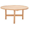 COUCHTISCH Kernbuche massiv 80/80/40 cm rund Kernbuche  - Kernbuche, Design, Holz (80/80/40cm) - Linea Natura