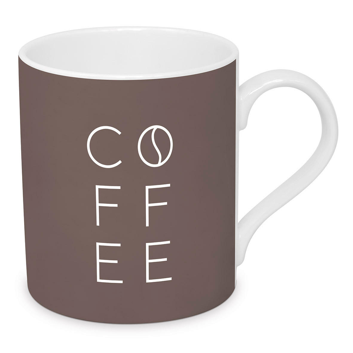KAFFEEBECHER  350 ml   - Cappuccino, Basics, Keramik (8,5/9,5cm) - PPD