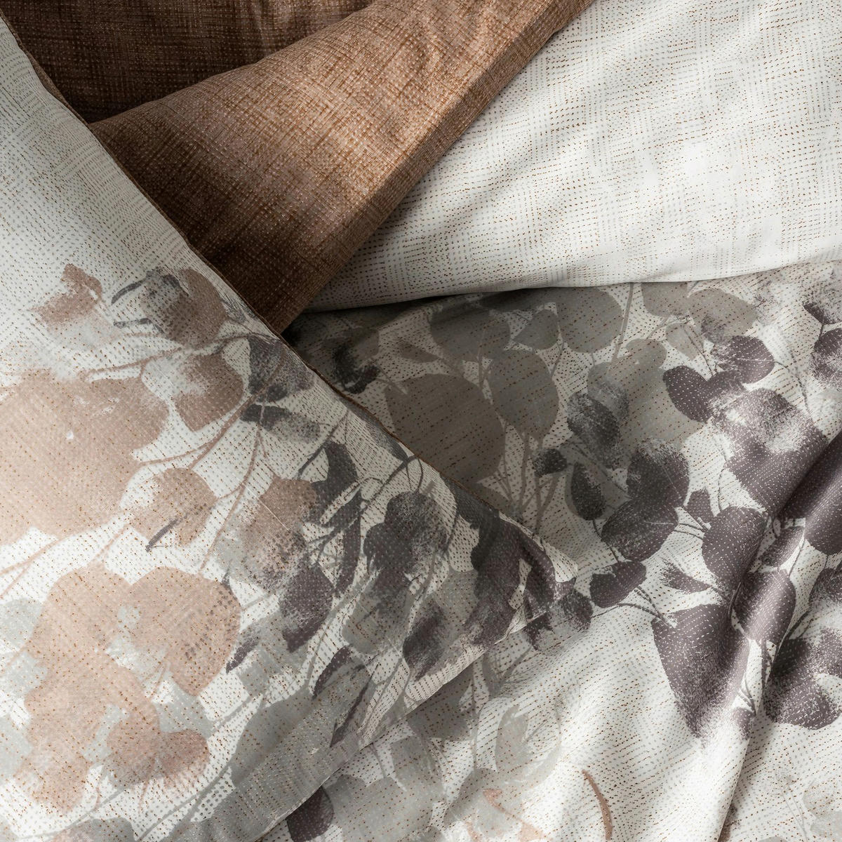 BETTWÄSCHE 155/220 cm  - Multicolor/Grau, Basics, Textil (155/220cm)