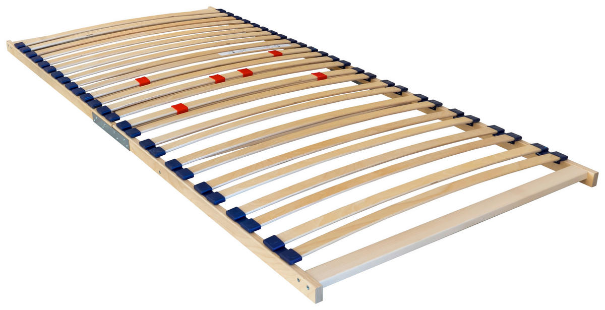 LATTENROST 100/200 cm Mittelzone verstellbar, Birke  - Birkefarben, Basics, Holz/Holzwerkstoff (100/200cm) - Boxxx