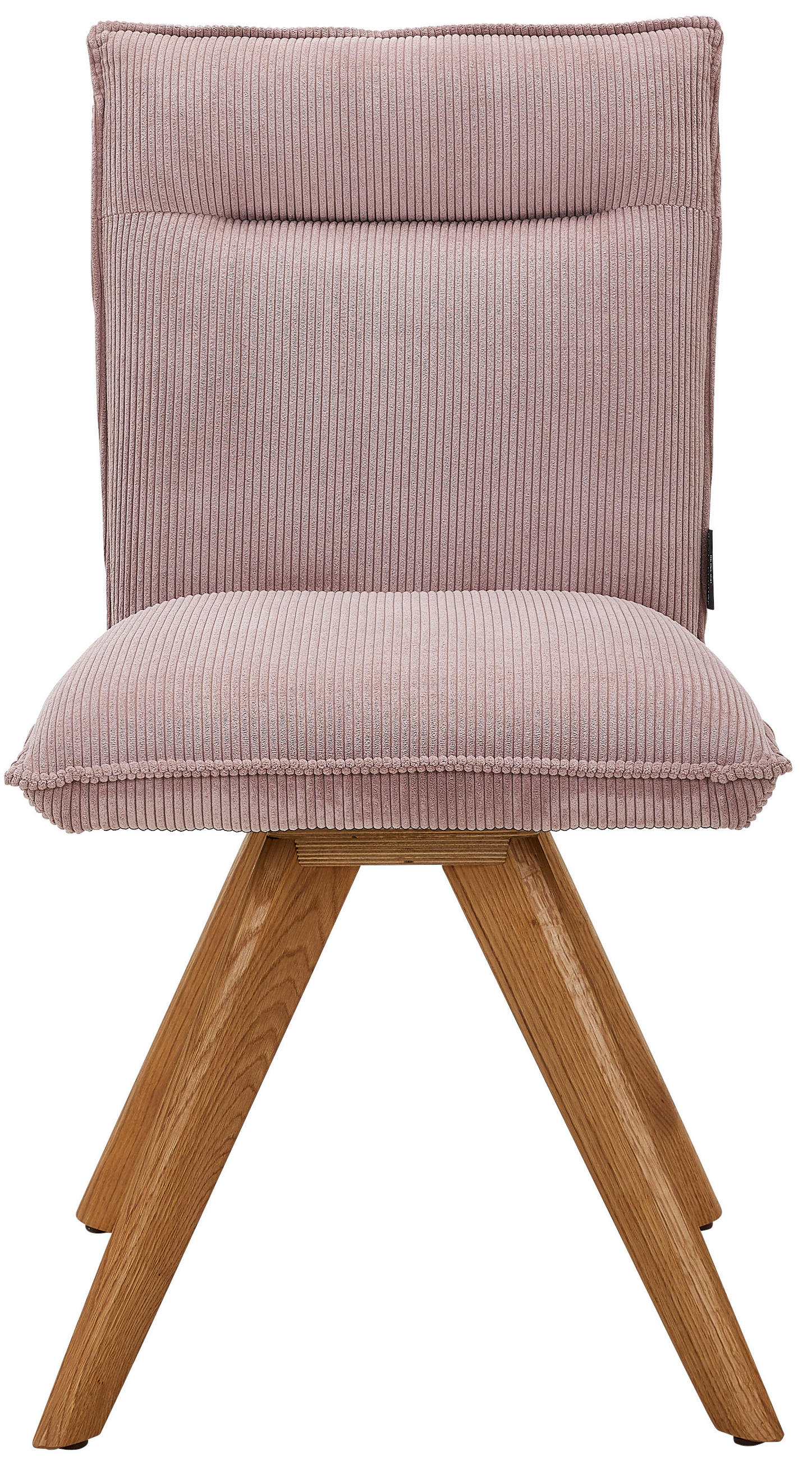 STUHL in Holz, Textil Altrosa  - Wildeiche/Altrosa, Design, Holz/Textil (47/87/62cm) - Johann Jakob