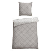 BETTWÄSCHE 2-teilig MABEL Renforcé 135/200 cm  - Grau, Basics, Textil (135/200cm)