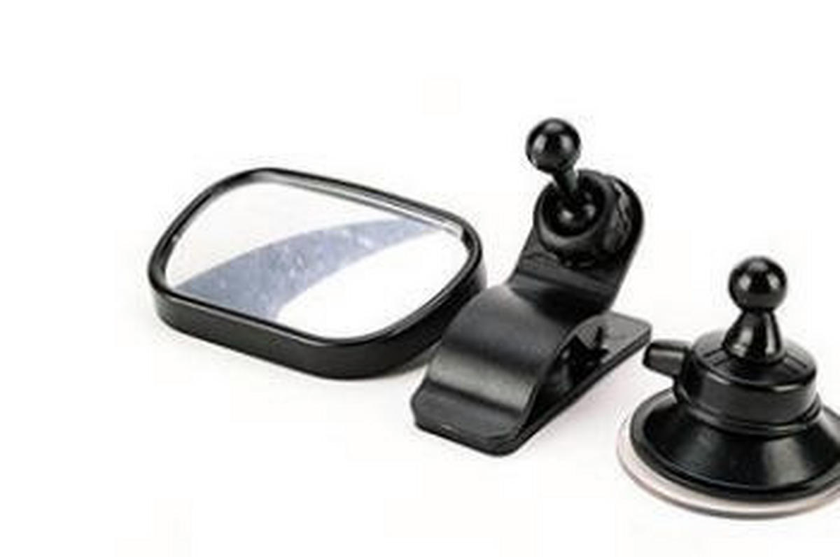 RÜCKSPIEGEL  - Schwarz, Basics, Kunststoff (9/6cm) - My Baby Lou